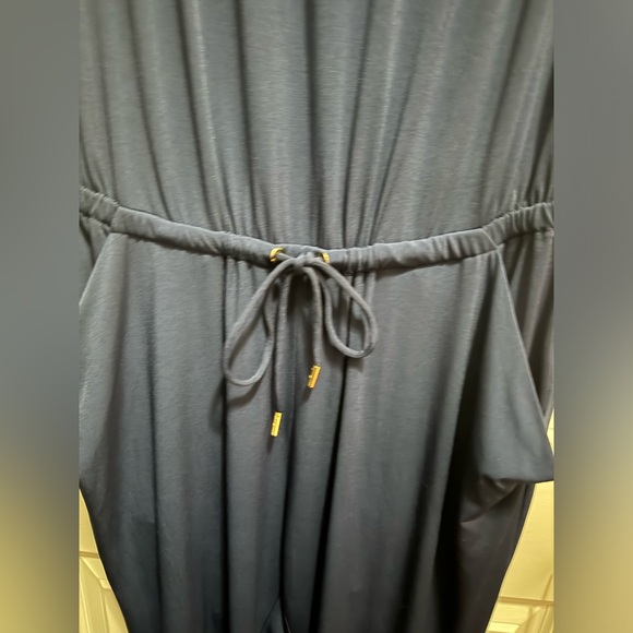 Michael Kors - Navy Blue Sleeveless Jumpsuit - Size Small - Picture 2 of 5